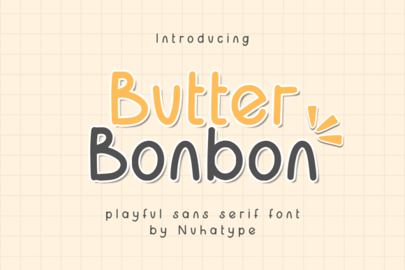 Butter Bonbon: An Elegantly Minimalist Sans Serif Font