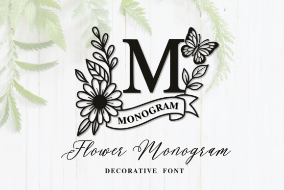 Flower Monogram: Nature-Inspired Elegance for Modern Designs