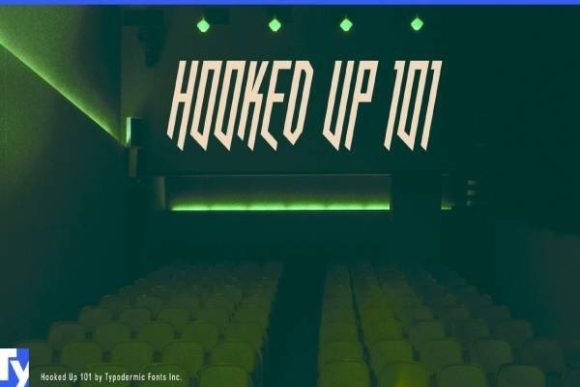 Hooked Up: A Sharp-Edged Font for Modern Design