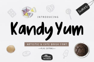 Infuse Your Projects with a Playful Twist: The Kandy Yum Font