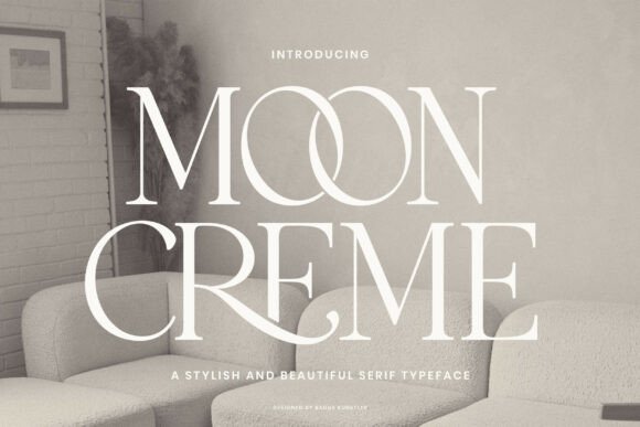 Moon Creme: A Serif Font with Vintage Soul and Modern Edge