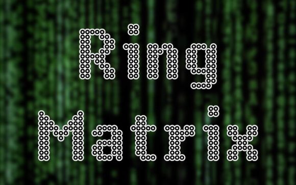 Ring Matrix: A Typeface That Commands Attention