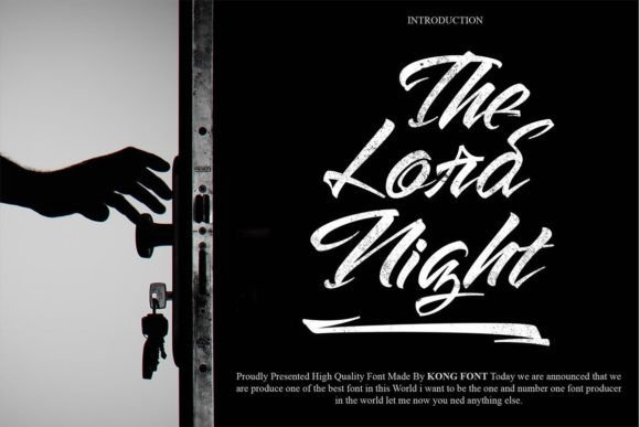 The Lord Night: Your New Favorite Creative Font